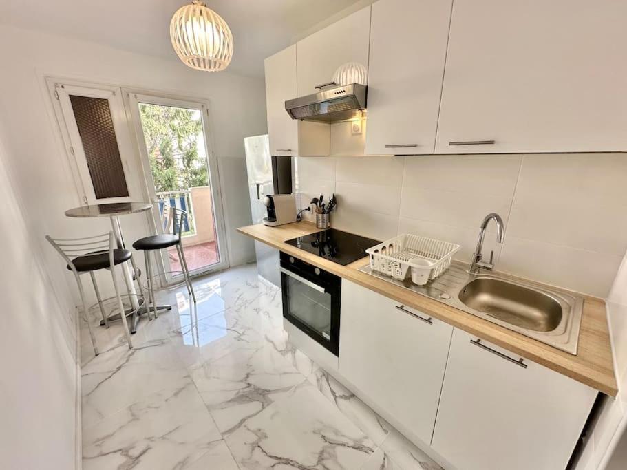Superbe Appartement Neuf - Plage A 5 Min A Pied Nice Ngoại thất bức ảnh